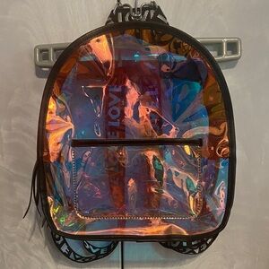 Transparent Holographic Backpack